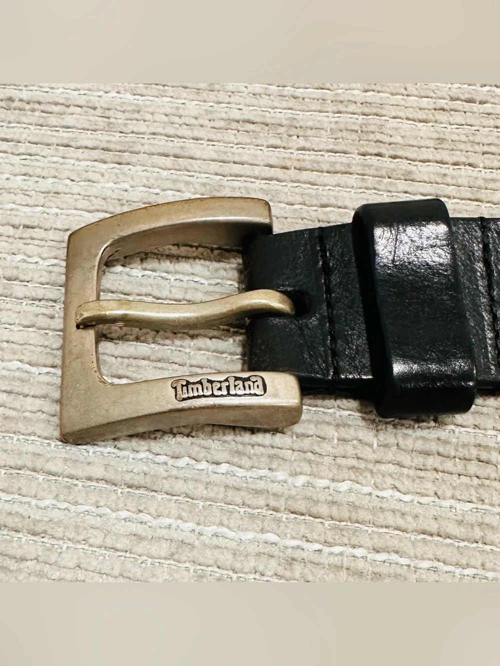 Timberland Men's Classic Leather Belt Brown Size 36 / 90 Genuine Leather Casual